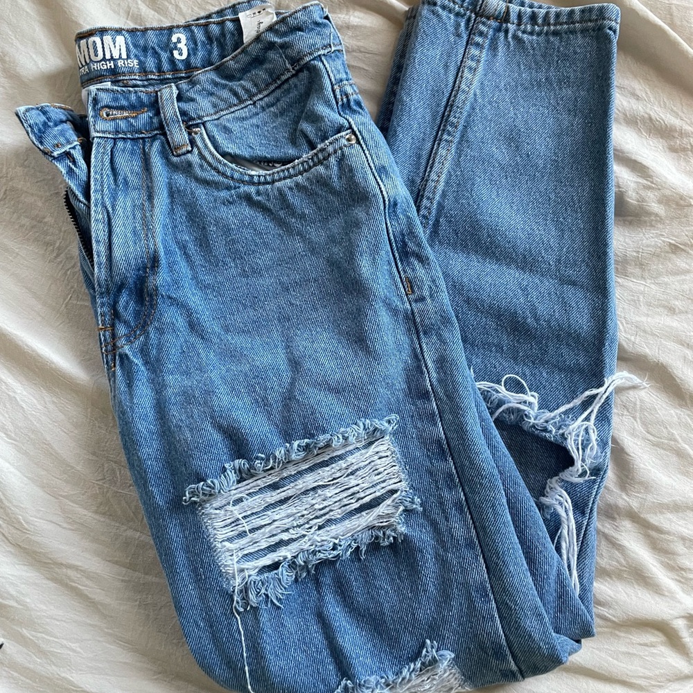 Garage High Rise Mom Jeans